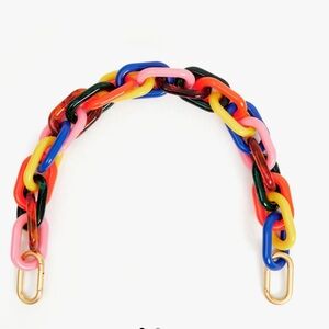 Clare V Resin Chain Shortie Strap